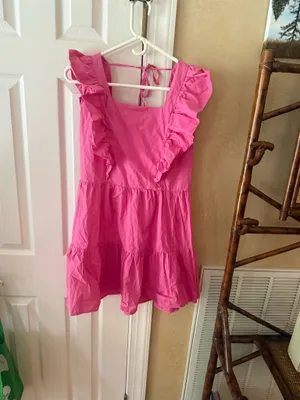 Deluc mini pink dress Size M thumbnail 2