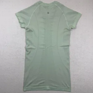 Lululemon Swiftly Tech Short Sleeve Shirt Women’s Green Running Top Size 4 thumbnail 2