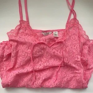 Delicates pink barbiecore lace nightgown, size large thumbnail 3