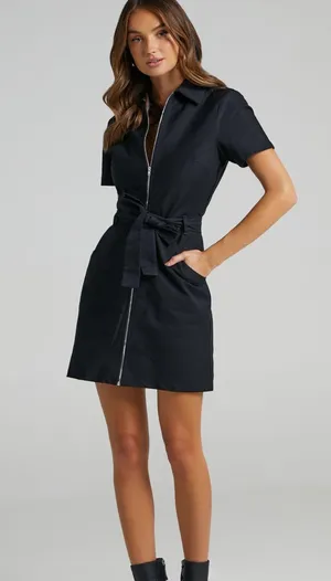 Showpo Ceres Dress In Black thumbnail 4