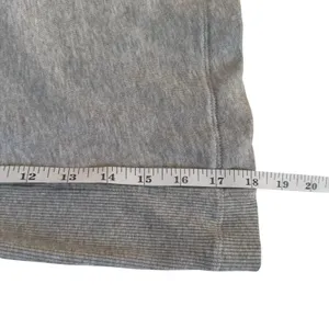 Aerie Seams Right Puff Sleeve Crop Top Medium Heather Gray Grey Athleisure thumbnail 11