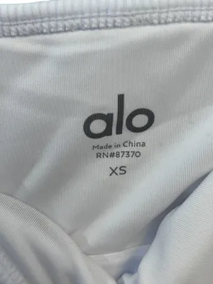 Alo Goddess Ribbed Bandeau Top White XS NWT SOLD OUT thumbnail 6
