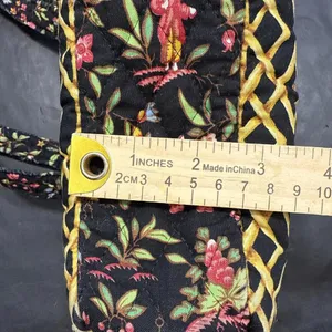 Vera Bradley Iconic Small Tote Bag MING Black Bamboo Floral Quilted Y2K Purse‎ thumbnail 4
