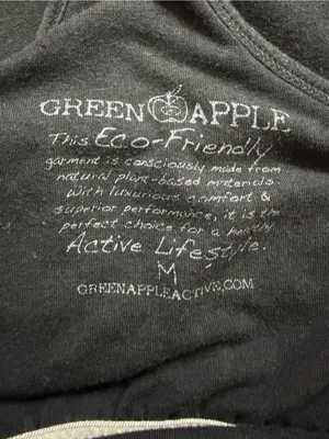 Green Apple Black Purple Mandala Racerback Tank Top Size M thumbnail 7