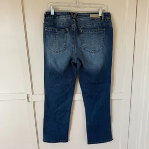 Democracy Dark Blue Straight Leg Jeans thumbnail 4