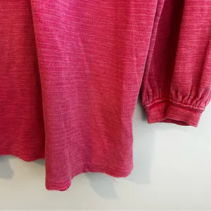 We the Free People Soul Sing Oversized Pink Long Sleeve Tee/Top Size XS thumbnail 11