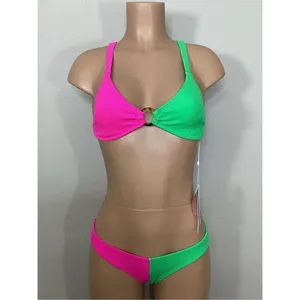 New. Pilyq two toned teeny bikini set. Small. Retails $168 thumbnail 3