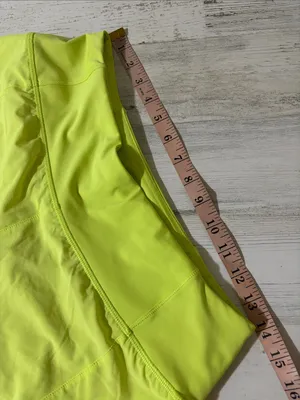 Athleta Neon Yellow Women’s Active Running Shorts Size Small thumbnail 7