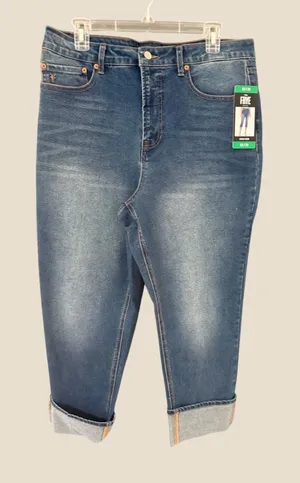 Frye Amari Wash High Rise Skinny Cuffed Jeans Womens 12/31 Medium Blue‎ New thumbnail 1