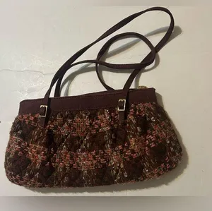 Vera Bradley Limited Ed Tweed Annie Suede - Small Handbag thumbnail 1