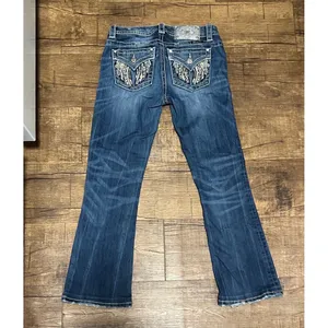 Miss Me Standard Bootcut flare bottom western jeans thumbnail 3