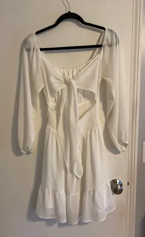 Forolav White Formal Sundress thumbnail 1