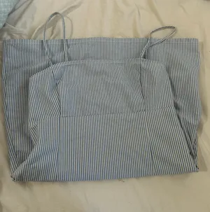 Garage Blue White Striped Mini Dress thumbnail 3