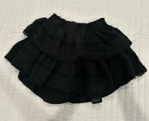 Aerie Black Mini Skirt Ruffle Size XS thumbnail 1