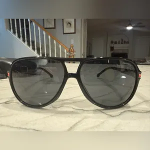 Carrera 1045/S 807IR Black Aviator Pilot Sunglasses 61mm w/ Case NWOT thumbnail 15