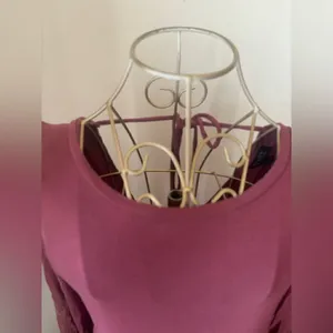 American Eagle Soft & Sexy Lace Sleeve Top Size XS Cutout Back thumbnail 6