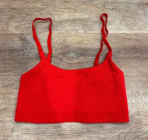 Red aerie ribbed bra  thumbnail 1