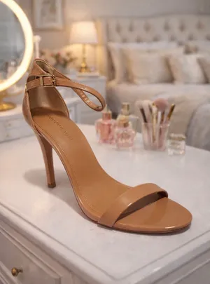 Madden Girl Nude Ankle-Strap Heels thumbnail 2