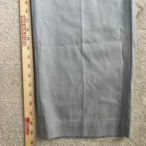 Madewell The Neale Straight-Leg Pant in Drapeweave Overcast Blue Women's Size 6 thumbnail 13