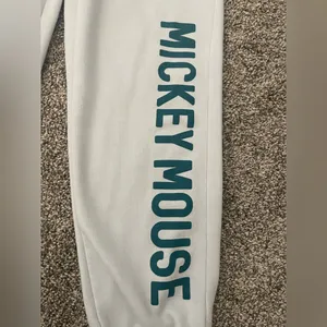Women's Disney Mickey Mouse Jogger Sweatpants Gray Size M thumbnail 2