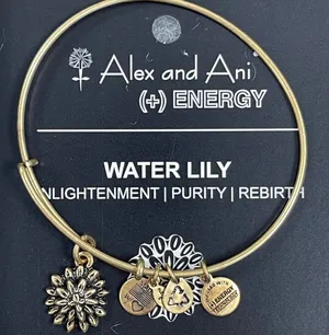 Alex and Ani Water Lily Charm Bracelet - NWT thumbnail 1