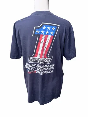 Harley-Davidson Legendary Motorcycles Graphic T-Shirt Collectible Omaha Nebraska thumbnail 3