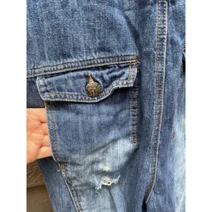 Monthorigin Denim Overalls OS Boho Lagenlook Cottagecore Festival Farm Core M thumbnail 14