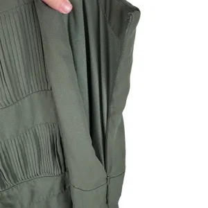 Nanette Lepore L'Amour Army Green Sleeveless Skater Apron‎ Lightweight Dress L thumbnail 6