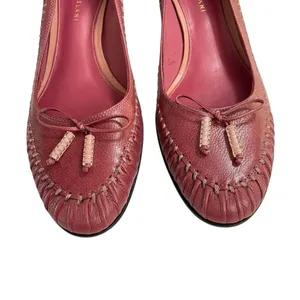 Antonio Melani Shoes Margherit 001 Dusty Rose Pink Leather With Bow Low Heels 9M thumbnail 7