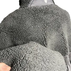 FREE PEOPLE Movement Ain’t She Lovely Mixed Media Fleece Jacket thumbnail 9