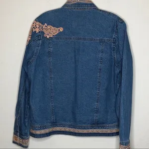 Vintage Passports Denim‎ Jacket Blue thumbnail 4