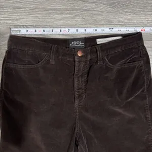 NYDJ 32x27 in Brown High Rise Corduroy Bootcut Pants 12P P600 Boho Made‎ in USA thumbnail 10