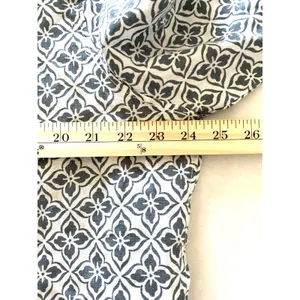 Zara Linen Blouse 3/4 Sleeve Button Front Print Shirt Womens Chic Top Sz L thumbnail 4