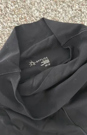 Aerie Offline/ crossover flare leggings thumbnail 3