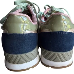 Tretorn Loyola Retro Sneakers Pink Sage Colorblock Women's 7.5 thumbnail 3
