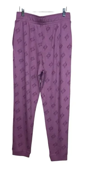 Pink Thermal Jogger sleep pant size medium thumbnail 1