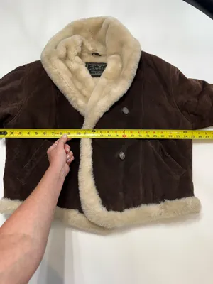 Express Cropped Penny Lane Leather Jacket Size Large thumbnail 3