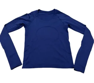 lululemon athletica Women’s Long-Sleeve Performance Top — Cobalt thumbnail 1