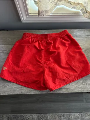 Aritzia Golden Baywatch Water-repellent Drawcord shorts Poppy Red thumbnail 6