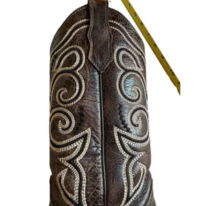 Circle G Womens Cowboy Boots Size 9.5 Brown Leather Square Toe Western Texas thumbnail 11