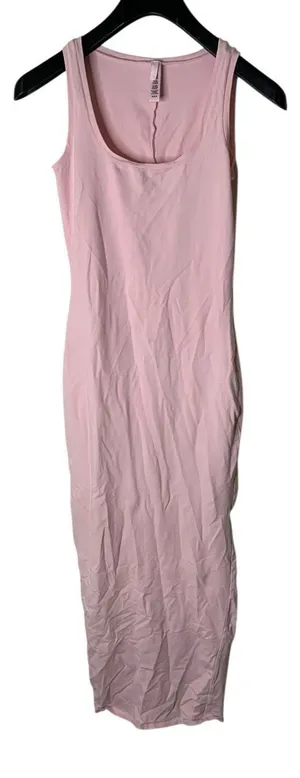 Skims Midi dress pink women's size medium thumbnail 1