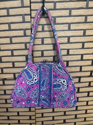 Vera Bradley purple paisley handbag thumbnail 2