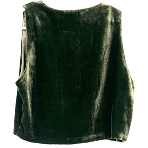 Glam souls M Cottagecore Dark Green academia Velvet Whimsigoth Academia Cropped thumbnail 6