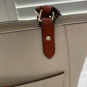 New Dooney & Bourke Janie‎ Leather Bone tote bag handbag thumbnail 4