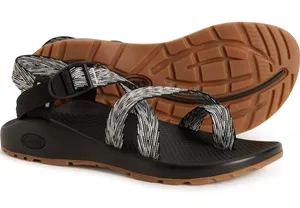 Chaco Z/2 Classic Sandals Women 8 Black White Strappy Toe Loop Adjustable Hiking thumbnail 1