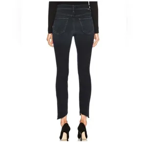 Mother Size-26 The Stunner‎ Two Step Fray Last Call Dark Blue Wash Denim Jeans thumbnail 2