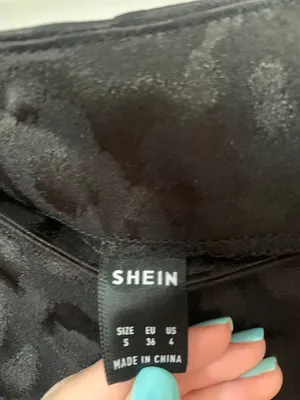 Satin Cheetah Skirt Black thumbnail 3