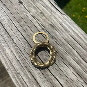 Vintage Twist Scarf Clip Bronze thumbnail 2