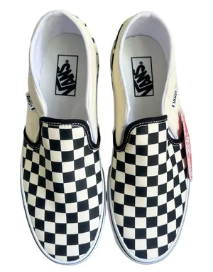 Vans NEW Women's Classic Checkerboard Slip On Shoe Size 9.5 #154 thumbnail 1