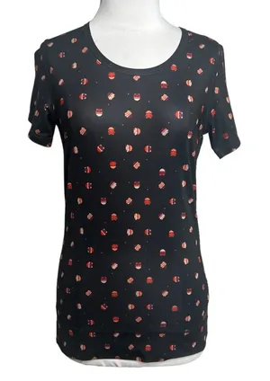 Burton dryride‎ snowboarding top cat print Sz S thumbnail 1